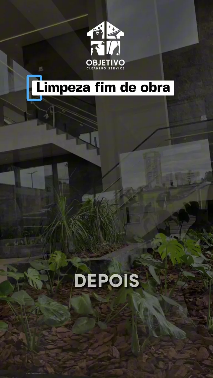 Ambiente depois da limpeza pós-obra em Maringá